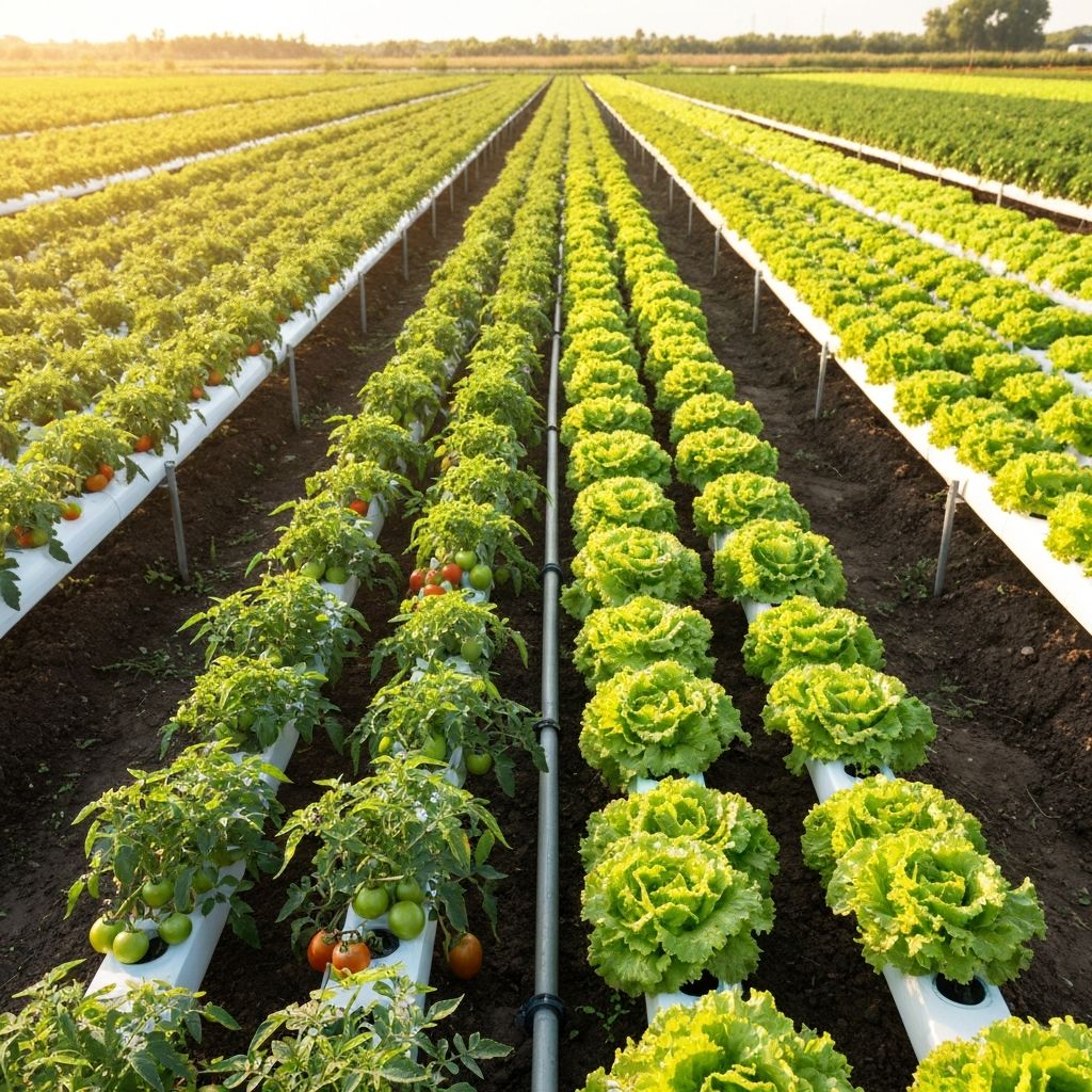 Production maraîchère moderne
