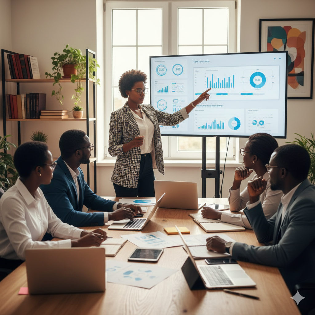 Équipe de stratégie digitale